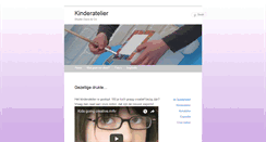 Desktop Screenshot of kinderatelier.speelplaats.org